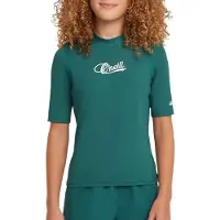 O'Neill - Kid's Skins S/S - Lycra size 14, turquesa