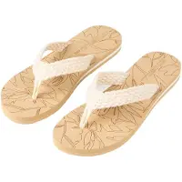 O'Neill - Women's Floral Sandals - Sandalias size 39, beige/blanco