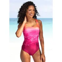LASCANA Traje de baño naranja / fucsia / rosa claro