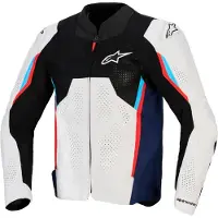 Alpinestars AST V3 Air Chaqueta de tela Plata/Azul/Rojo 3XL unisex