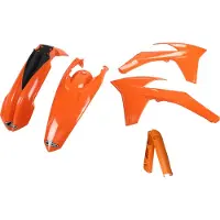 Ufo Kit De Plásticos Ktm Exc/exc-f 2012-2013 Ktkit513f-127 Fork Protectors &