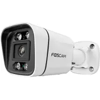 Foscam Cámara de seguridad IP V5EP, tipo bala, para exteriores, con resolución de 3072 x 1728 píxeles, para montaje en pared (modelo V5EP, color blanco)
