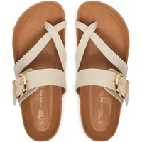 Tamaris Sandalias de dedo crema