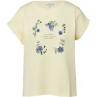 s.Oliver T-shirts Yellow Talla: 36 | Camisetas de Seda Outlet | Mujer | Amarillo