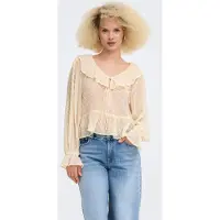 ONLY Blusa 'ONLIsla' blanco lana