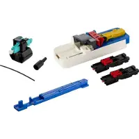 METZ CONNECT Kit de conectores LC PC OM3/OM4, modelo Metz OpDAT FAST 1509MAJO002C-F, 20 unidades