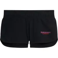 Superdry para mujer. W7110416A Pantalón corto Sportswear Racer negro (M), Casual, Algodón, outlet 2026.