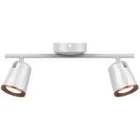 V-TAC : Foco LED de 10W de doble pared con cabeza ajustable, luz natural de 4000K – Número de artículo: 218256