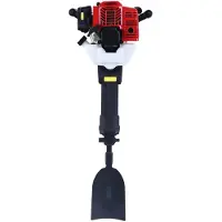 StarTech.com Taladro de tierra a gasolina - Taladro para agujeros de pilotes - 2 tiempos - 52 ccm - 1900 W - Para postes de valla y jardinería - Color negro