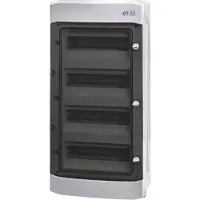 Eti Caja de distribución de plástico, para montaje superficial, con 48 módulos, modelo 4x12, marca