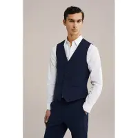 We fashion Waistcoat Dark Blue Talla: 48 | Trajes Outlet | Hombre | Azul