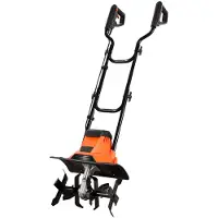StarTech.com Azada eléctrica - Motocultor, fresadora de jardín y cultivador - Ancho de trabajo: 36 cm - Profundidad de trabajo: 22 cm - Potencia: 1200 W - Puntas de acero - Mango plegable - Para jardín y césped