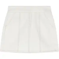 Armani Exchange para mujer. XW002256AF21335M0054 Falda De talle altoblanco (XS), Casual, Algodón, outlet 2026.