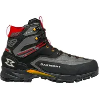 Garmont - Zapatillas de senderismo Hombre - Akron Mid GTX Black/Orange - Talla 42,5 - Gris