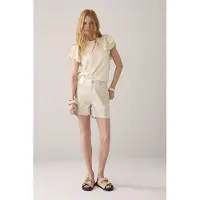 Summum Woman Denim Short Comfi Cotton Twill White Denim Talla: 40 | Pantalones Cortos Outlet | Mujer | Azul