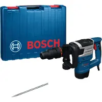 Bosch Martillo perforador con sistema SDS max 0611338901 GSH5MX, incluido en un maletín para profesionales