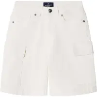 Hackett London para niño. HK8000005 Pantalones cortos Cargo Denim blanco (11años= 146cm), Casual, Algodón, moda infantil, out