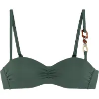 LASCANA Top de bikini oliva
