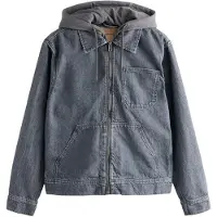 Next Chaqueta de entretiempo negro denim