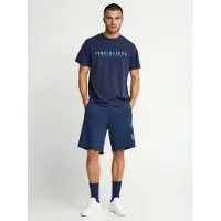 Funky Buddha Camiseta navy / azul claro