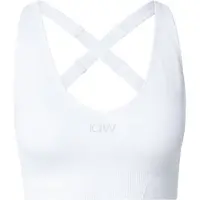 ICANIWILL Sujetador deportivo gris claro / blanco