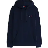 Tommy Hilfiger Sudadera 'ENTRY DNA' navy / rojo vivo / blanco