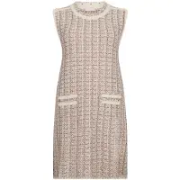 Liu Jo Vestido de tubo crema / arena