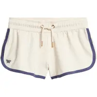 Superdry para mujer. W7110426A Pantalón Corto Logo Racer beige (L), Casual, Algodón, outlet 2026.