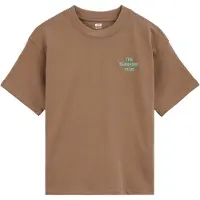 We fashion Camiseta turquesa / marrón claro