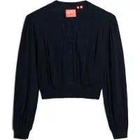 Superdry Blusa De Manga Larga Lace Trim Smocked