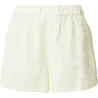 Hunkemoller Pantalón de pijama 'Seersucker' amarillo claro / blanco