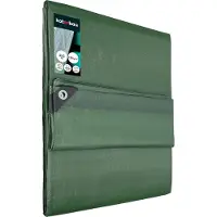 OEM Lona verde industrial de 3x3 metros, 120 g/m², con ojales reforzados, impermeable y resistente al desgarro