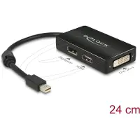 DeLOCK Adaptador Mini Displayport A Hdmi Dvi Vga 62623