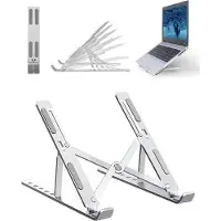 OEM Soporte ajustable para portátil, con ventilación, color blanco