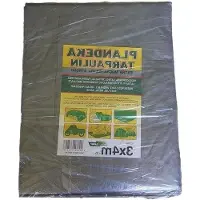 OEM Tela de lona gris resistente de 3x4 metros con aros metálicos: parasol impermeable, hamaca ligera y bolsa de viaje para actividades al aire libre