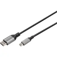 Digitus Db-340106-020-s Cable Displayport A Mini Displayport 1.4 2 M