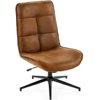 Meubles Cosy Sillón de ocio ajustable de ante con giro de 360° - CHARLOTTE