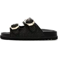 Derimod Zapatos abiertos oro / negro