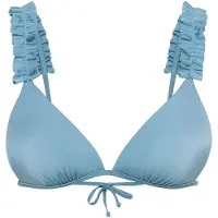 LASCANA Top de bikini azul claro