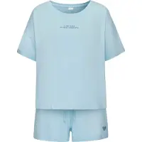 s.Oliver Pijama de pantalón corto navy / azul claro