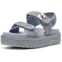 Steve madden Bigmona Sandals Blue Raffia Talla: 40 | Chancletas Outlet | Mujer | Azul