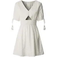 Pepe Jeans Vestido 'CHIARA' blanco