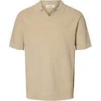 Selected Camiseta 'SLHMattis' beige