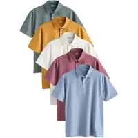 Next Camiseta ecru / azul claro / amarillo oscuro / jade / magenta