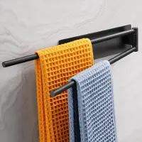 OEM Soportes para toallas autoadhesivos con doble brazo giratorio, en color , para baño y cocina