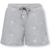 ONLY GIRLS Pantalón 'KOGLuna' dorado / gris moteado / blanco