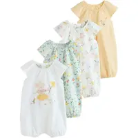 Next Pijama entero/body dorado / menta / blanco