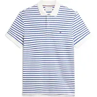 Tommy Hilfiger Camiseta 'Regular Fit Fluid' azul real / blanco