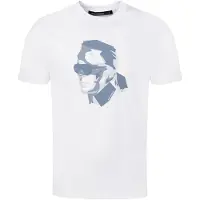 Karl Lagerfeld Camiseta azul / blanco