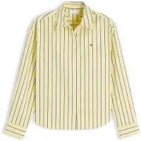 Tommy Hilfiger Blusa 'Boxy Fit' amarillo / negro / blanco